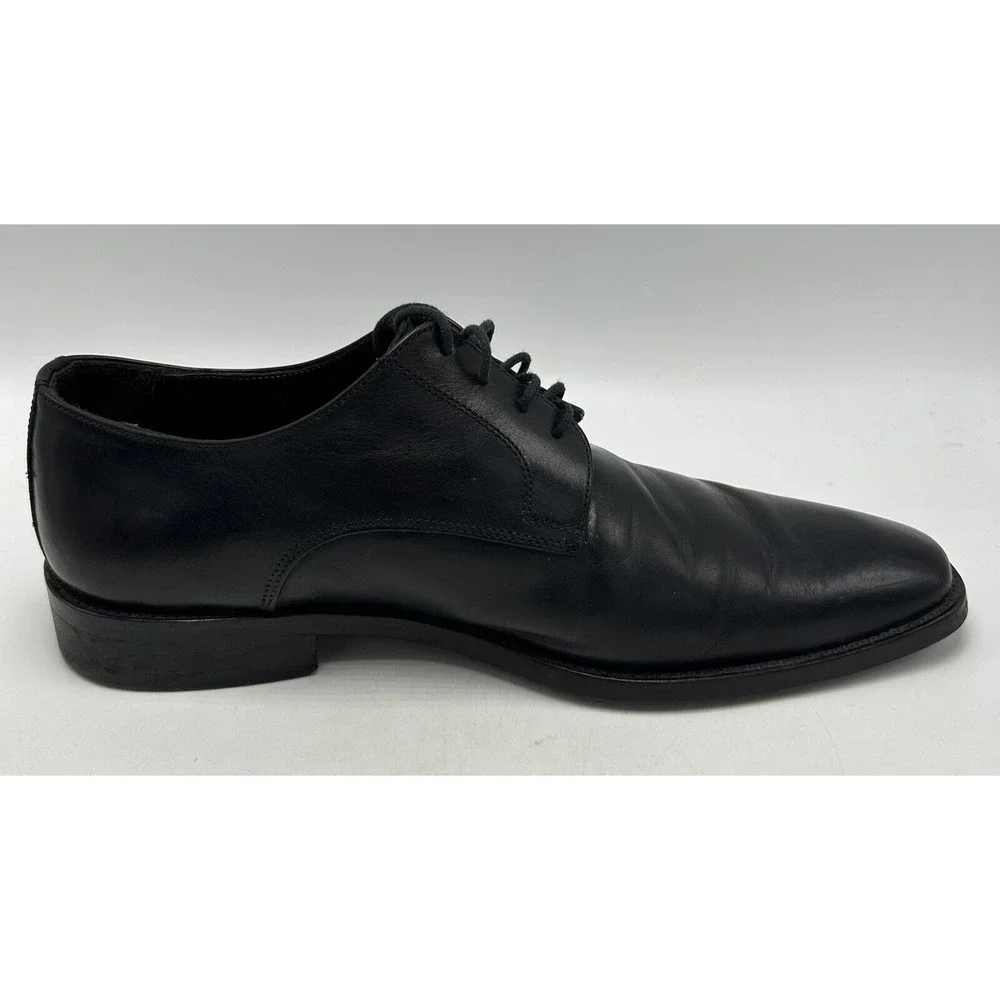 To Boot New York Dress Shoes Mens 9 Adam Derrick Italian Leather Black Flaw